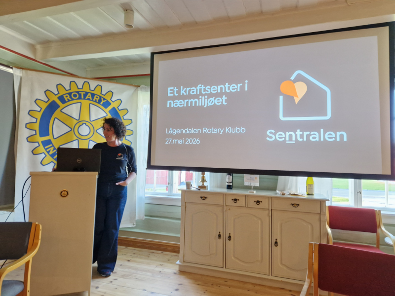 Sentralen "Et hjulnav" i bygda